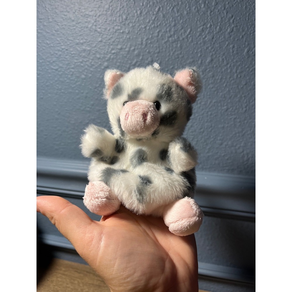 Palm Pals Spotted Pig Plush‎ Stuffed Animal Toy Aurora World Kids